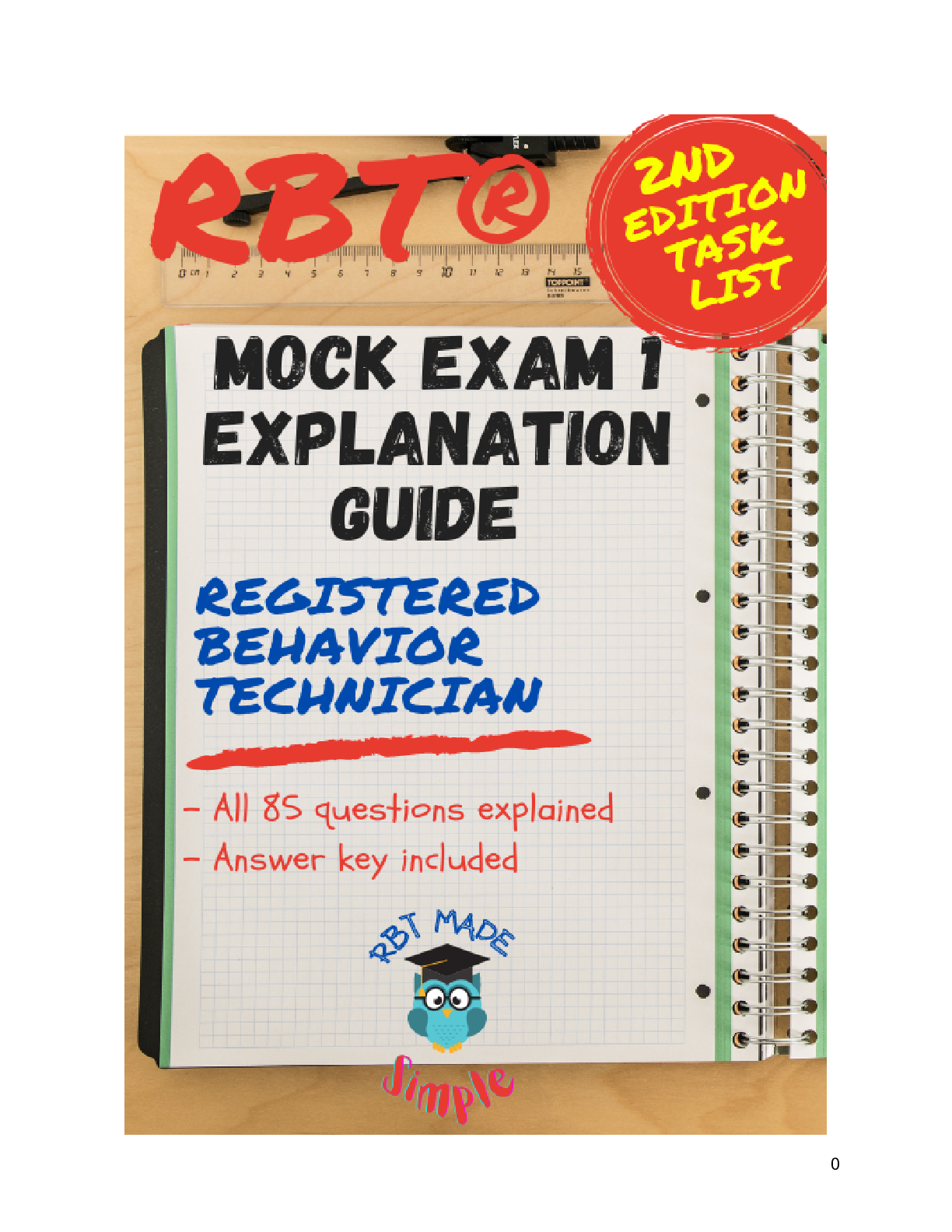 Preview image for RBT Mock Exam 1 Explanation Guide | All 85 Answers Explained | 2nd Edition Task List